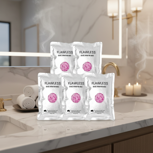 Perles de cire de paraffine parfumées à la pêche pour soins des mains et des pieds (5 unités) - Product Image 1