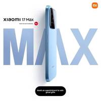 Téléphone mobile original XIAO MI 17 Max 5G, processeur Deca Core, écran AMOLED 6,9 pouces 120 Hz, 8000 mAh, charge rapide 100 W, LTE/CDMA