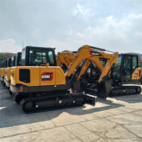 Operasi Fleksibel SANY SY60C Mini Digger Sistem Perjalanan Dua Kecepatan Transfer Lokasi Cepat Proyek Konstruksi Pedesaan
