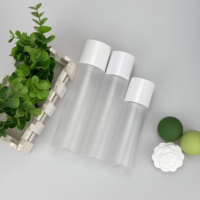 Flacon de soin buccal personnalisé de 150 ml, en plastique transparent, avec bouchon à vis, impression d'un logo sur l'écran, lotion, PET, utilisation industrielle, emballage cosmétique