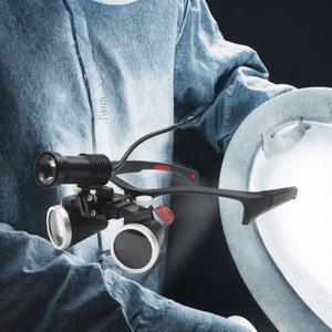Lupas Quirúrgicas Dentales, Lupa Binocular Médica, Lámpara Frontal Inalámbrica de 5W, Lámpara Eléctrica para Cirugía de Laboratorio, Aprobado por CE ISO, de Blush Surgical - Product Image 3