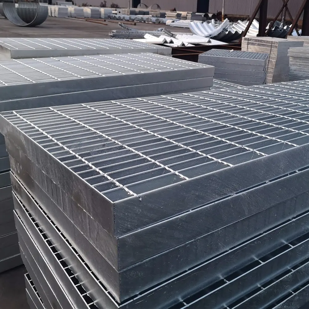 धातु निर्माण सामग्री हॉट डिप्ड गैल्वेनाइज्ड स्टील ग्रेटिंग फर्श के लिए विभिन्न विशिष्टता कैटवॉक स्टील ग्रेटिंग स्टील ग्रेटिंग