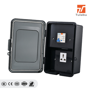 IP66 không thấm nước ngoài trời tường ổ cắm điện duy nhất cắm ABS nhựa CE chứng nhận 32A tối đa hiện tại thời tiết bằng chứng - Product Image 3