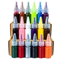 Ensemble de colorants plastisol 18 couleurs, pigment liquide pour la fabrication d'appâts en plastique souple PVC, coloration de leurres de pêche