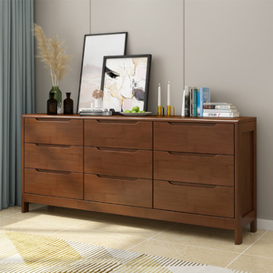 Solid Wood Chest Of Drawers 5 Drawer Storage <b>Cabinet</b> Bedroom Furniture - Product Image 2
