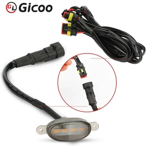 GICOO Luces LED para Parrilla Delantera de Coche, Luz Diurna Universal Amarilla y Blanca, Lente Ahumada, Luz Ámbar para Coche - Product Image 4
