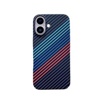 Étui rigide de luxe en fibre de carbone et Kevlar pour iPhone 17 Air 16 15 14 Plus 13 12 11 17 Pro Max avec chargement magnétique sans fil et coque en PC rigide