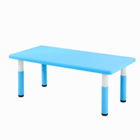 Table d'enfant pas chère pour la maternelle, table en plastique durable pour enfants, table de fête pour enfants, bureau de classe pour la garderie