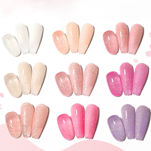 Ailanuo เจลสำหรับทำเล็บ9สีนู้ดกลิตเตอร์แบบใช้แสงมีหลายสีให้เลือกผู้จำหน่ายเจลทาเล็บ - Product Image 2