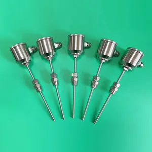 Pt 100 High Accuracy Stainless Steel Probe Thermocouple Pt 100 Temperature Sensor Rtd Pt100 With Junction Box