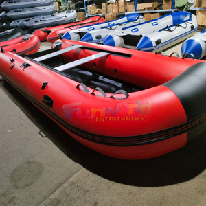 Bateaux pneumatiques gonflables multicolores en PVC pour activités nautiques en plein air, radeaux, pontons, sauvetage, plongée, pêche, kayaks - Product Image 5