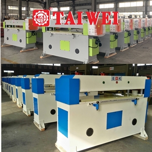 Presse à découper et à poinçonner hydraulique de précision à quatre colonnes pour cuir et chaussures (35T) avec moteur 3 CV, composants d'engrenage, multivoltagée - Product Image 3