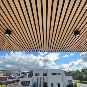 Tấm Ốp Trần & Tường WPC Bán Trực Tiếp Từ Nhà Máy Tấm Ốp Trang Trí 3d Ngoài Trời Bằng Gỗ Hình Cổng Vòm Nhà Ở - Product Image 2