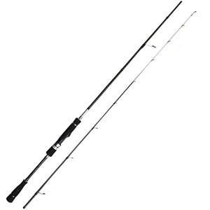 Caña <span class=keywords><strong>de</strong></span> Pescar Giratoria <span class=keywords><strong>de</strong></span> 6 pies y 6 pulgadas, Acción Lenta ML, Punta Híbrida, 102 cm <span class=keywords><strong>de</strong></span> Longitud Plegada, Alto Contenido <span class=keywords><strong>de</strong></span> Carbono, para Agua Dulce y Agua Salada Ligera - Product Image 1