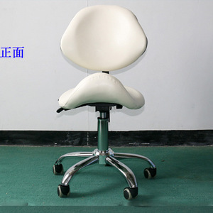 Ergonomic Modern Saddle Salon <b>Stool</b> PU <b>Leather</b> Eco-Friendly Design Hydraulic Rolling Chair for Barber Shop Beauty Salon Clinic - Product Image 3
