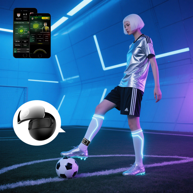 Smart Football Training Gear AI Motion Capture Sensor for Soccer Players and Teams