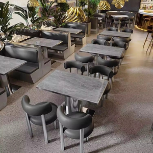 Quán Cà Phê hiện đại quán rượu nội thất đồ nội thất quán cà phê Bàn ghế phòng chờ thiết kế nhà hàng Pizza trang trí - Product Image 1