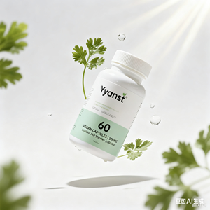 Cápsulas de gelatina blanda de hoja de cilantro sin OMG sin gluten de etiqueta privada OEM/ODM, suplemento dietético para adultos que respalda el equilibrio interno - Product Image 2