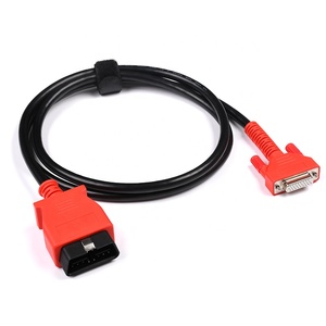 Nhà máy tùy chỉnh màu Đỏ overmolded mở rộng <span class=keywords><strong>OBD2</strong></span> Nam để <span class=keywords><strong>DB25</strong></span> nữ cáp cho xe - Product Image 5