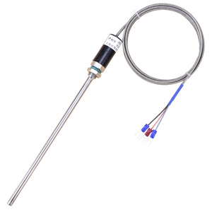 Sensor Suhu Pt100 Platinum Thermal Resistance WZP-187-3PBO <span class=keywords><strong>Probe</strong></span> Tahan Air Bahan Stainless Steel Panjang 50-200mm - Product Image 1