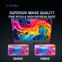 Afficheur LED d'intérieur étanche GOB P1.86 P2.5, écran numérique pliable, résistant aux chocs, écran LED portable