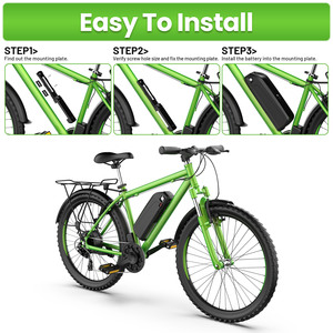 Batterie de vélo électrique en stock dans l'entrepôt européen, batterie de vélo électrique 4 broches, 36V 20Ah 25A BMS, batterie lithium-ion pour vélo électrique - Product Image 4