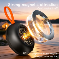 Nouveau Mini Haut-Parleur Magnétique Bluetooth 2026 en Tissu, Étanche, Portable, Sans Fil, avec Batterie Intégrée 600 mAh, Son Stéréo 6W pour l'Extérieur
