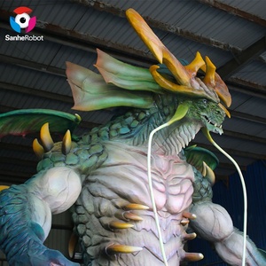 Chine Oem Usine Animatronic Monstor Modèle Géant 3d Modèle Film Rôle Animatronic Orient East Dragon Pour Décorations De Festival - Product Image 2