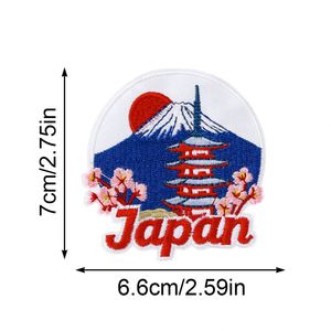 Parche Bordado Termoadhesivo con Temática Urbana: Ciudad de México, San Francisco, Estados Unidos, Japón, Londres, Alemania - Product Image 2