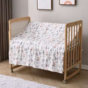 <strong>Personalised</strong> Receiving Custom Newborn Wholesale Organic Cotton Muslin Super Soft Swaddle Cotton <strong>Baby</strong> <strong>Blanket</strong> - Product Image 5