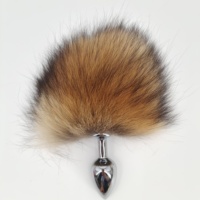 Blanco Rosa Fox Tail mujeres erótico regalo Sexy erótico Cosplay juegos aleación de aluminio Anal Plug culo juguete Cosplay juegos sexo Anal Juguetes