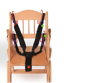 <span class=keywords><strong>Harnais</strong></span> de sécurité pliable à 5 points <span class=keywords><strong>pour</strong></span> enfants, poussette, <span class=keywords><strong>chaise</strong></span> <span class=keywords><strong>haute</strong></span>, landau, accessoires (sangle en nylon et boucle POM) - Product Image 2