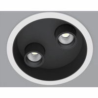 Spot lumineux LED COB moderne en aluminium, 2x3W, 110-220V, 115x110mm, pour cuisine et chambre à coucher