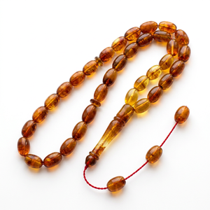 Cuentas de Tasbih Islámicas de Resina Hechas a Mano, Contador de Oraciones Musulmán, Regalo de Eid, Figura con Forma de Búho, Tema de Ángel, Técnica de Fundición - Product Image 1
