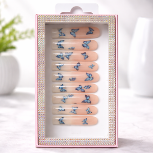 Ongles artificiels 3D faits main en forme de canard, longs, en <span class=keywords><strong>acrylique</strong></span>, emballage personnalisé, fournisseur en gros - Product Image 3