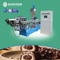 SunPring Machine de remplissage de maïs et de chocolat Noyau de remplissage Snack Food Extrudeuse Noyau rempli Machine à collation soufflée