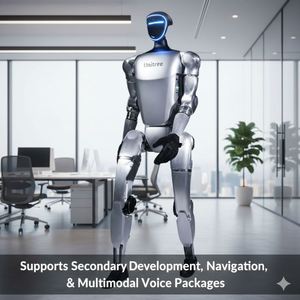 Robot humanoïde Unitree G1 EDU combiné avec des packages de développement de langues étrangères - Product Image 2