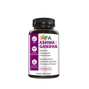 Cápsulas de Ashwagandha de Buena Calidad con Fórmula Superior, Beneficios para Adultos, Promueve la Calidad del Sueño, Cápsulas Veganas - Product Image 1