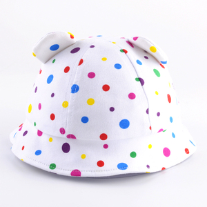 Dessin animé personnalisé enfants seau chapeau enfants chapeau de pêche avec des oreilles mignonnes - Product Image 4