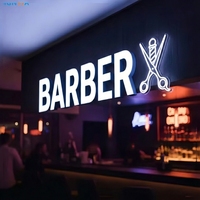 Enseigne LED 3D personnalisable de haute qualité, lettres de logo rétroéclairées en métal pour café, Swift Bite, enseigne murale pour magasin de détail