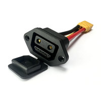 Cable de Conversión Personalizado de Conector Hembra de 2+6 y 2+4 Pines a Conector Macho XT90 para Carga de Alta Potencia de Vehículos Eléctricos