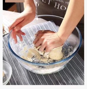 Thân Thiện Với Môi Lớn Rõ Ràng Thủy Tinh Trộn Bát Trong Suốt Bát Salad Cho Nhà Bếp Hộ Gia Đình Sử Dụng - Product Image 3