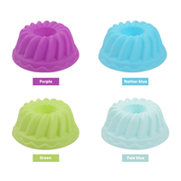 Moule à Gâteau en Silicone 9 Pouces, Couleur Aléatoire, pour Muffins, Tartes et Desserts, Outils de Pâtisserie