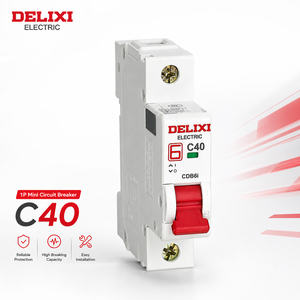 Interruttore Automatico Miniaturizzato (MCB) Delixi CDB6i C 2A-32A, Montaggio su Guida DIN, Adatto per Sistemi Elettrici Domestici - Product Image 1