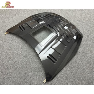 IMP Style Wet Carbon Fiber Front <b>Bonnet</b> With Glass for Nissan GTR R35 2008-2016 Carbon Engine Cover Hood Car Parts - Product Image 4