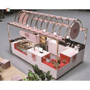 Vitrinas Modernas para Quioscos de Cafetería |   Exhibidores Elegantes y Atractivos, Diseño Completo de Tienda y Soluciones Integrales para Minoristas, Mostrador de Café - Product Image 1