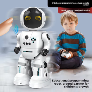 <span class=keywords><strong>Petit</strong></span> robot intelligent programmable, marchant, parlant, <span class=keywords><strong>avec</strong></span> expressions mathématiques, jouet éducatif précoce, robot interactif IA, cadeau <span class=keywords><strong>pour</strong></span> enfants - Product Image 4