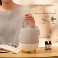 Nouveau diffuseur d'huiles essentielles en soie et lin, humidificateur textile, machine d'aromathérapie
