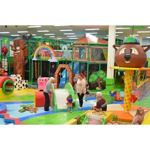 Thiên Thần Rừng chủ đề trẻ em mềm chơi rừng trong nhà sân chơi thương mại trẻ em sân chơi trong nhà