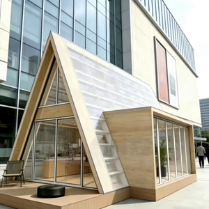 Casa Contenedor Modular Triangular de Acero y Madera de Lujo Personalizable para Hoteles, Bares al Aire Libre y Tiendas - Product Image 5